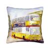 Bus Painting Pillow Cover  Soft Cushion Cover Kawaii Pillow Case For Living Room Sofa