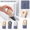 Gap Cleaning Brush for Window Tracks and Door Grooves Household Cleaning Tool with Durable Handle and Scrubbing Pad for Narrow Spaces