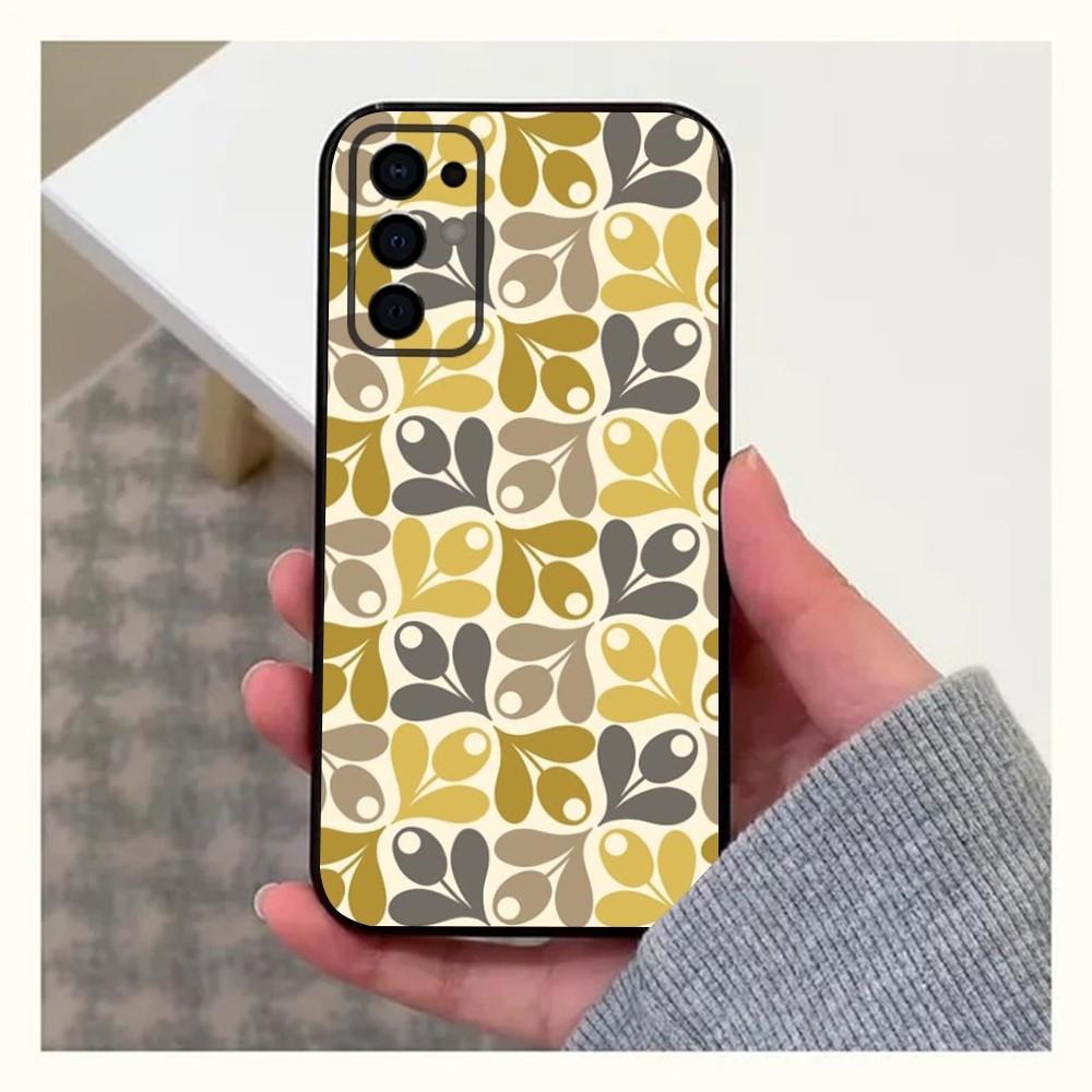 

Multi Stem Orla Kiely Folio Phone Case For Samsung S24,S21,S22,S23,S30,Ultra,S20,Plus,Fe,Lite,Note,10,9,5G Black Soft Cover Samsung S24