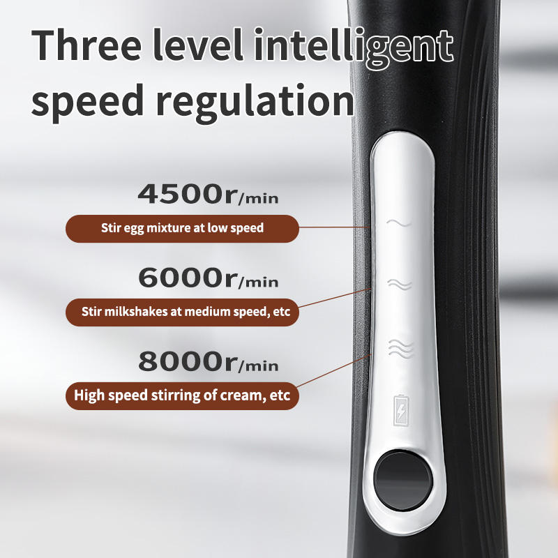 Portable Electric Milk Frother USB Egg Beater Hand Coffee Whisk Rechargeable Foam Mixer Home Kitchen Milk Frother Foaming