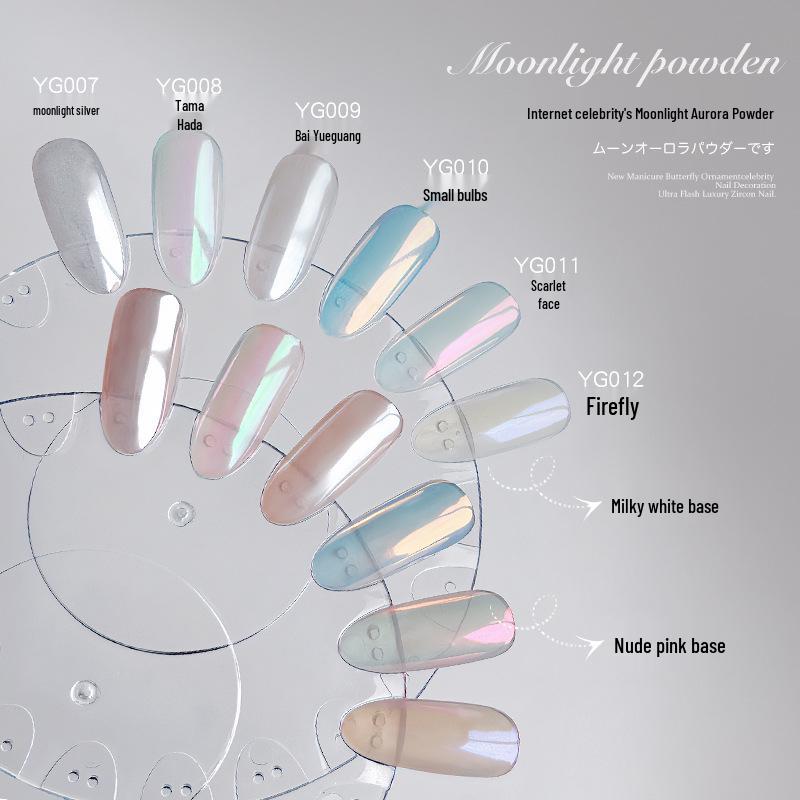 Hailey's Moonlight Iridescent Fairy Pink Mirror Powder