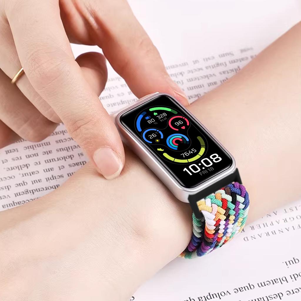 Braided Nylon Strap For Huawei Band 11/11NFC Comfortable Magnetic Buckle Adjustable Watchband For Huanwei 11Pro/11Pro NFC Belt