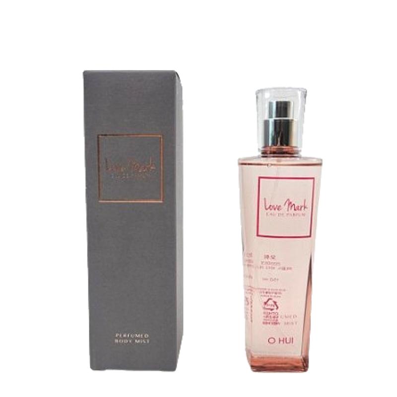 Ohui Brume Corporelle Love Mark 150ml | Spray Parfumé Rafraîchissant au Parfum Floral Romantique | Brume Corporelle Hydratante pour Usage Quotidien