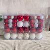 100pcs Delicate Christmas Tree Decoration Pendant Shatterproof Electroplated Ball  Window