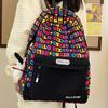 New Arrival Letter Printed Unisex Backpack Large Capacity Casual Bag For Students