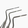 1 Pc or 2 Pcs or 3 Pcs Dental Root Tip Pick Tool Tooth Elevator with Saw Tooth Tip Dental Minimally Invasive Extraction Surgical Instrument Efficient