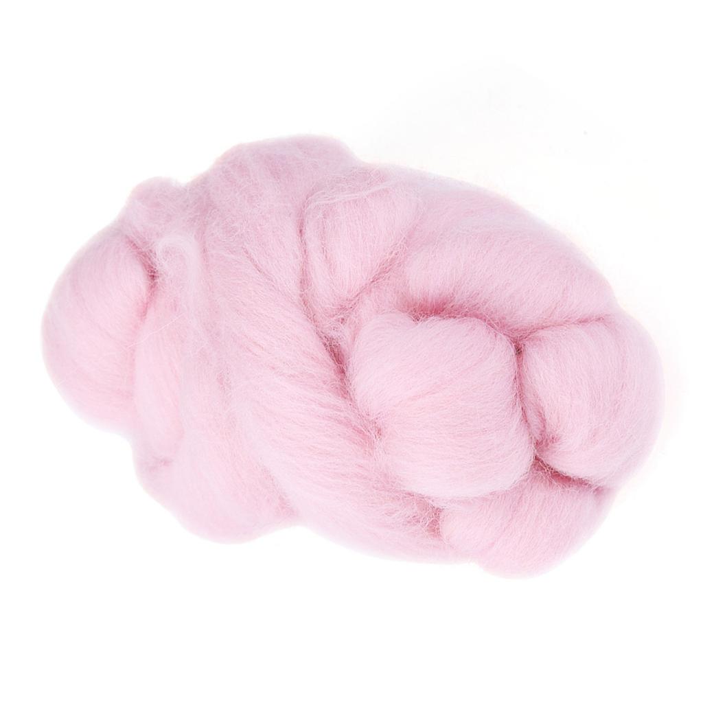 8Colors 55g Colored Needle Felting Wool Roving Spinning Sewing Trimming Handiwork Material