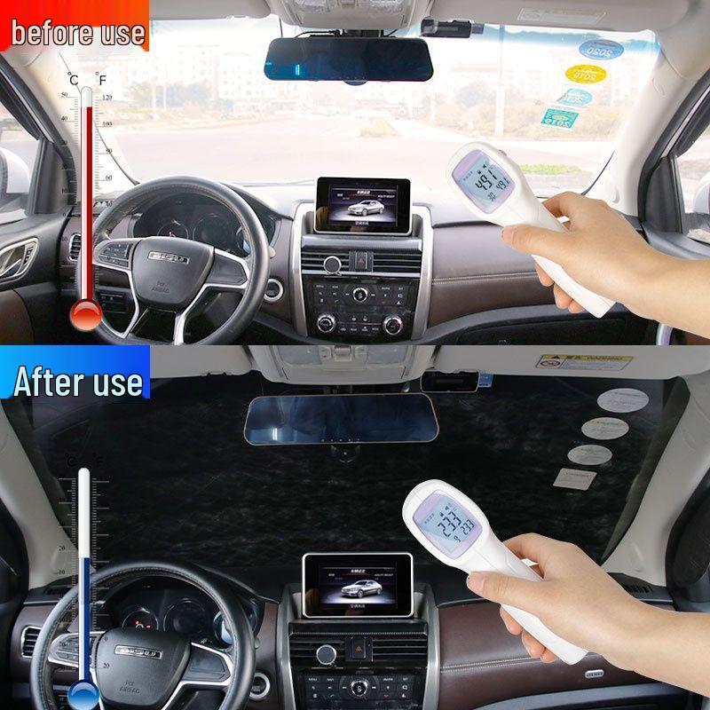Winter Car Windshield Cover: Anti-Snow, Sun Protection, Heat Insulation, Frost & Freezing Resistance.