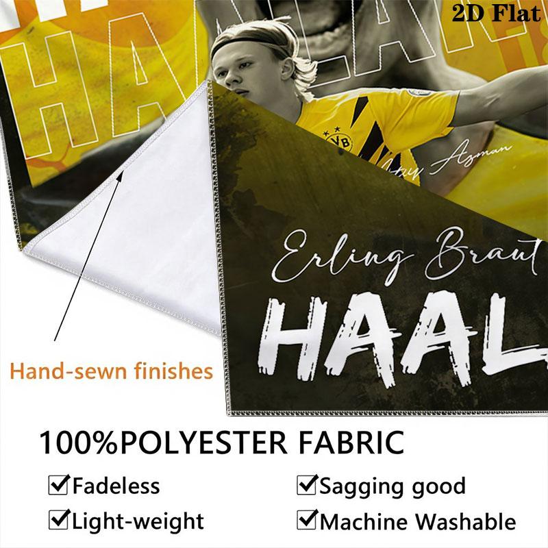 Haaland Wall Hanging Printed Fabric Blanket Decorative Tapestries for Bedroom Living Room Home Decor