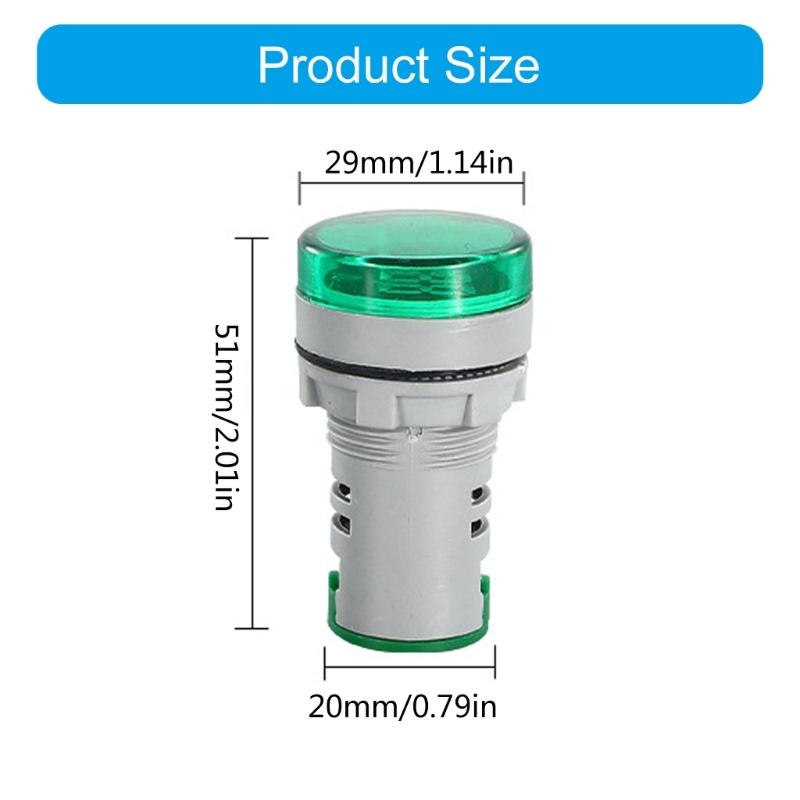 100A Current Meter 0-100A Current Monitors Digital Larger LED Screen Voltmeter Suitable for Signal Indicator Light Panel