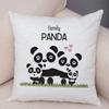Luxury Home Decor Pillow Cover Car Living Room Sofa Cushion Cover Animal Family Pattern Cushion Cover
