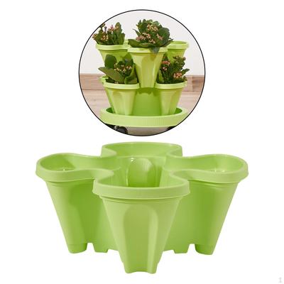 Movable Flower Pot Tray with Wheels Saucer Flexible Round Coaster Indoor E Outdoor
