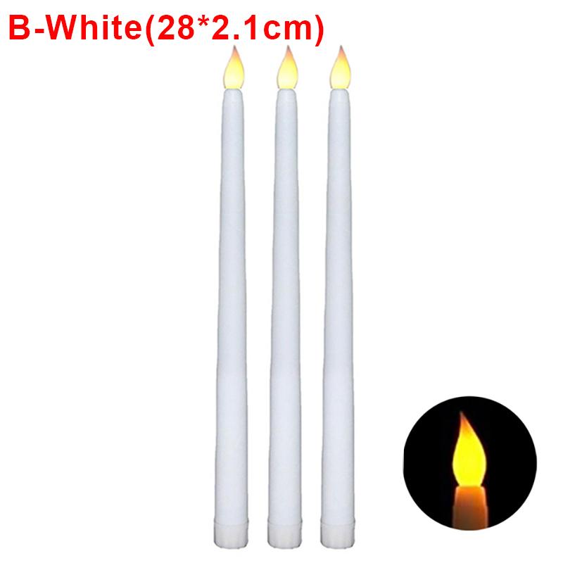 3/1 szt. LED bezpłomieniowe świece zasilane bateriami elektroniczne lampy tealight do dekoracji domu wesele urodziny oświetlenie
