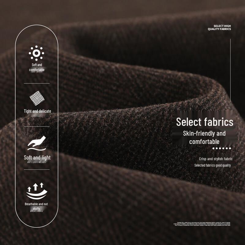 Women's Wool Blend Wide-Leg Casual Pants