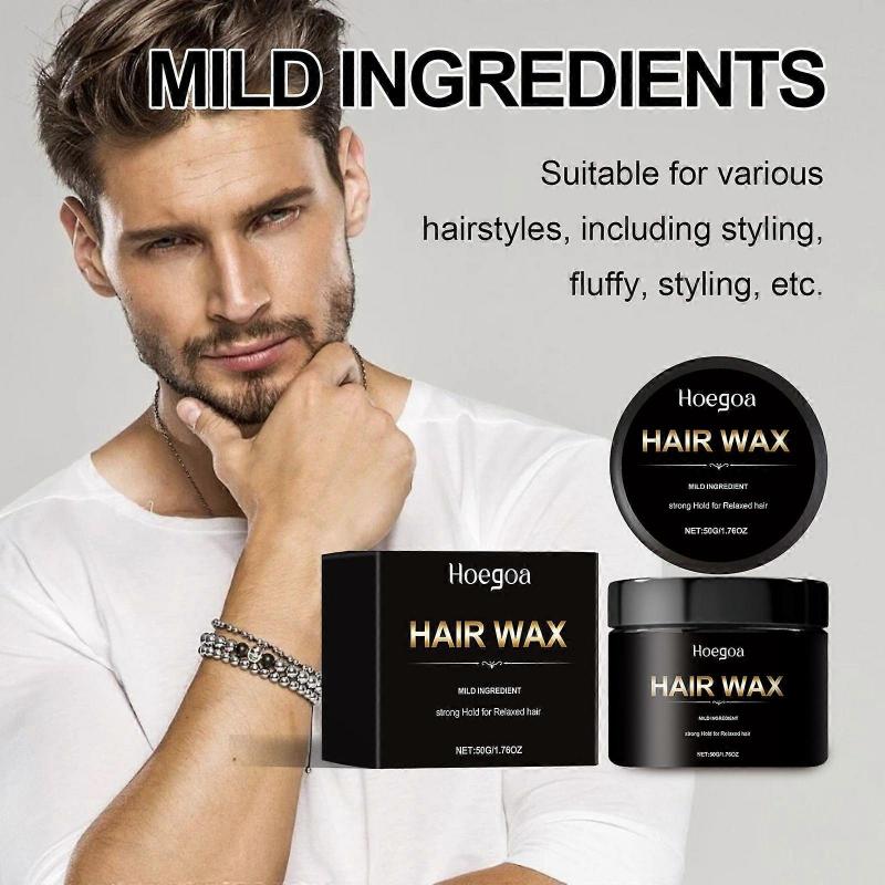 Hoegoa Styling Gel Men's Styling Gel Wax Hair Gel Styling Back Hair Gel