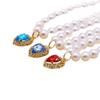 Adjustable Pet Pearl Necklace for Cats and Dogs Fashion Rhinestones Cat Collar Kitten Accessories