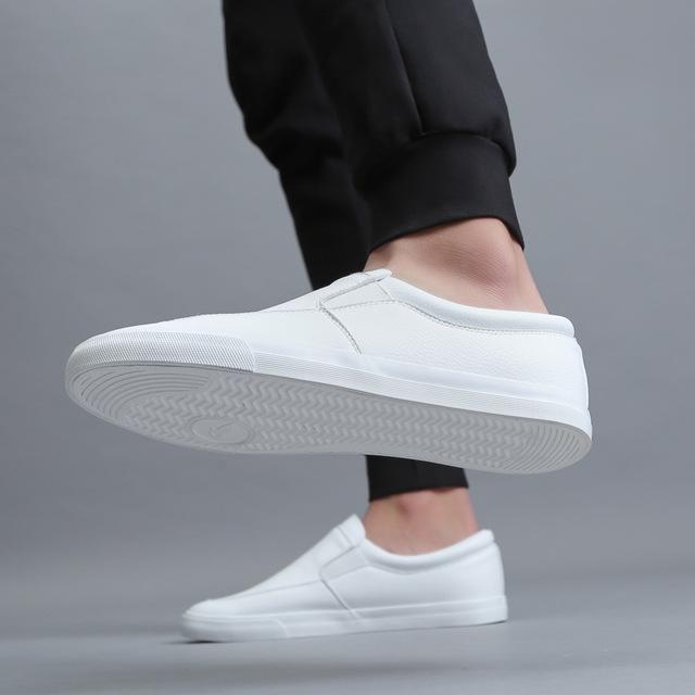 Men PU Casual Shoes Loafers Male shoes flat shoes Men's Adult Slip On Flats Spring Autumn Mens Trainers zapatos de hombre