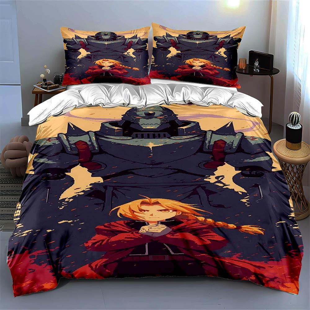Armored Figure Illustration. Bedding Duvet Cover Sets Duvet Covers Pillowcases Gifts (1 * Duvet Cover 2 * Pillowcases, Without Duvet Insert)