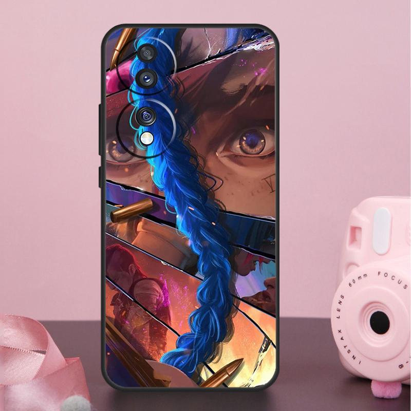 

Anime Arcane Jinx Case For Honor X8b X9b X6a X7a X8a X9a X6 X7 X8 X9 50 70 90 Magic 5 Lite Magic 6 Pro Cover Honor 70