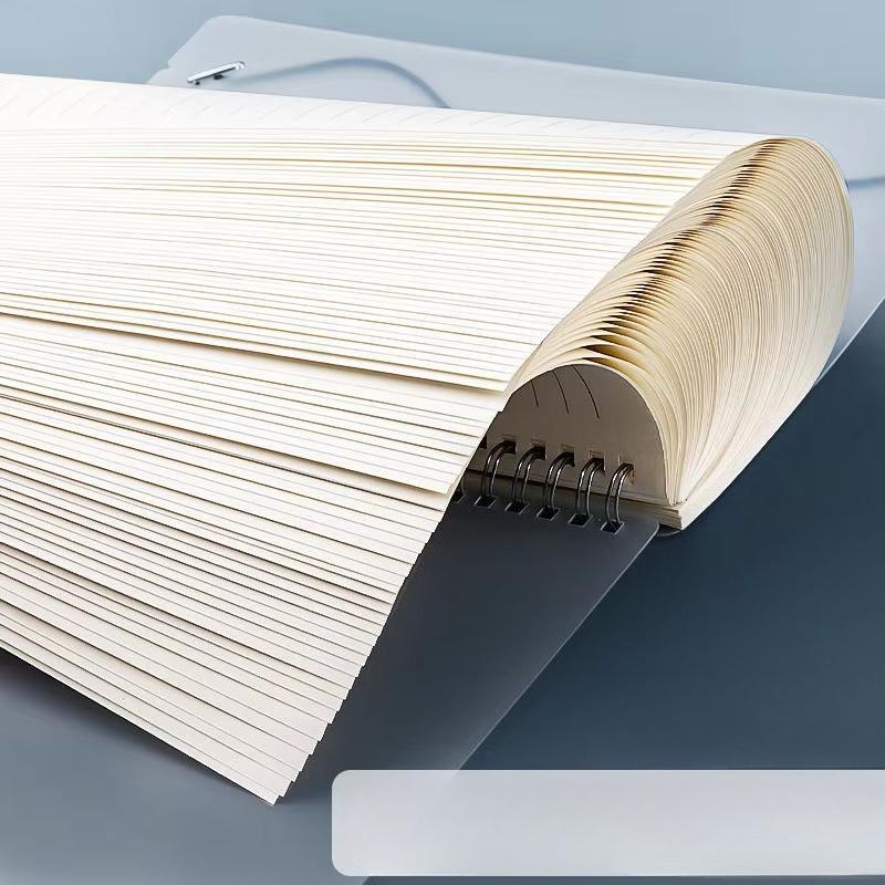 80 Sheets/ 160 Pages Square Line Notebook A4 A5 B5 Coil Paper Journal Diary Sketchbook For School Notebook Supplies Stationery
