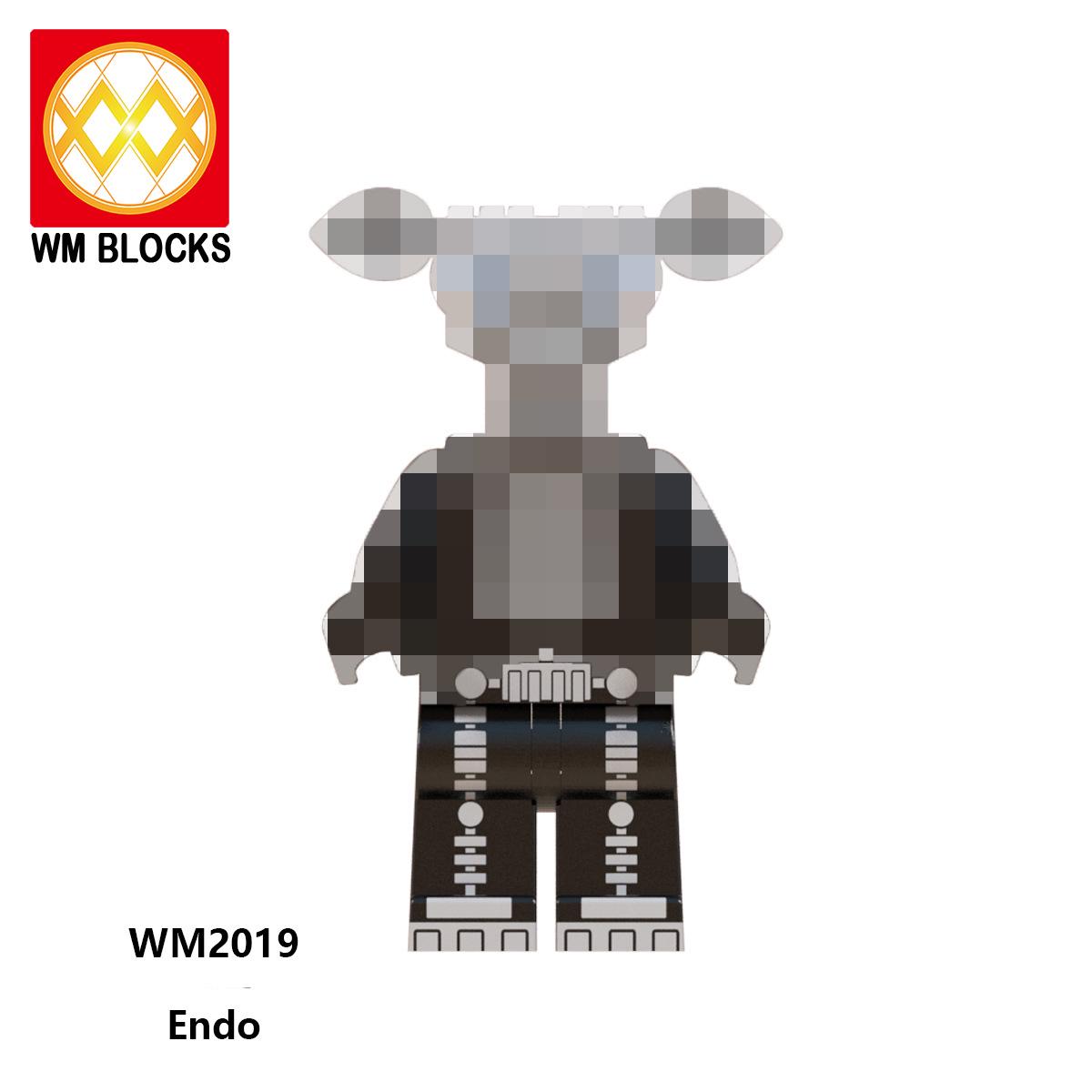 Game Bear Building Block Figure - Small Particle Assembly Kids Toy WM6097