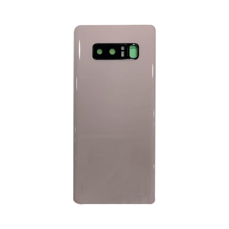 Back Cover For Samsung Galaxy Note8 N950F N950U Rear Battery Housing Cover Replacement With Camera Lens Frame Adhesive Tape