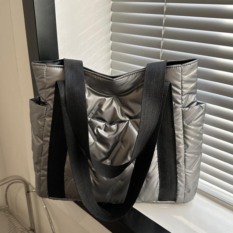 

Fashion Handbags Women Soft Quilted Space Cotton Shoulder Bag Ladies Luxury Crossbody Bags Bolso Mujer Couple Bag Tote Bags