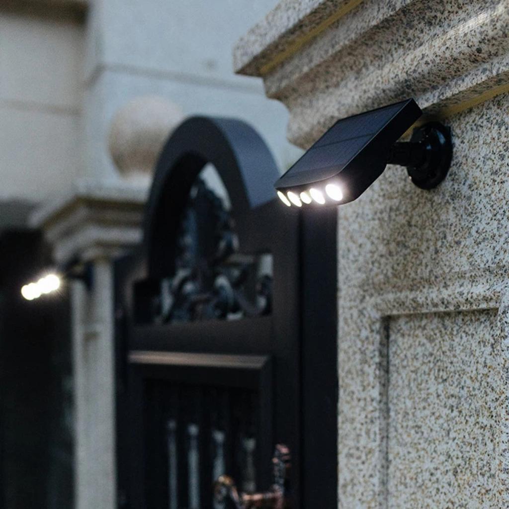 LED Solar Wall Light, Fake Security Camera Lamp, Motion Sensor, Waterproof Outdoor Garden Courtyard Solar Flood Light