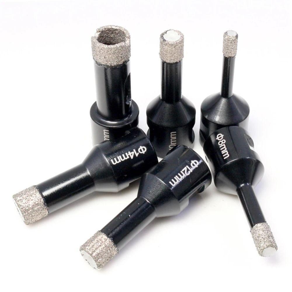 

Round Shank Dry Drilling Bit Hole Saw Tile Drill Bit 6-16mm Tile Hole Opener Ceramic