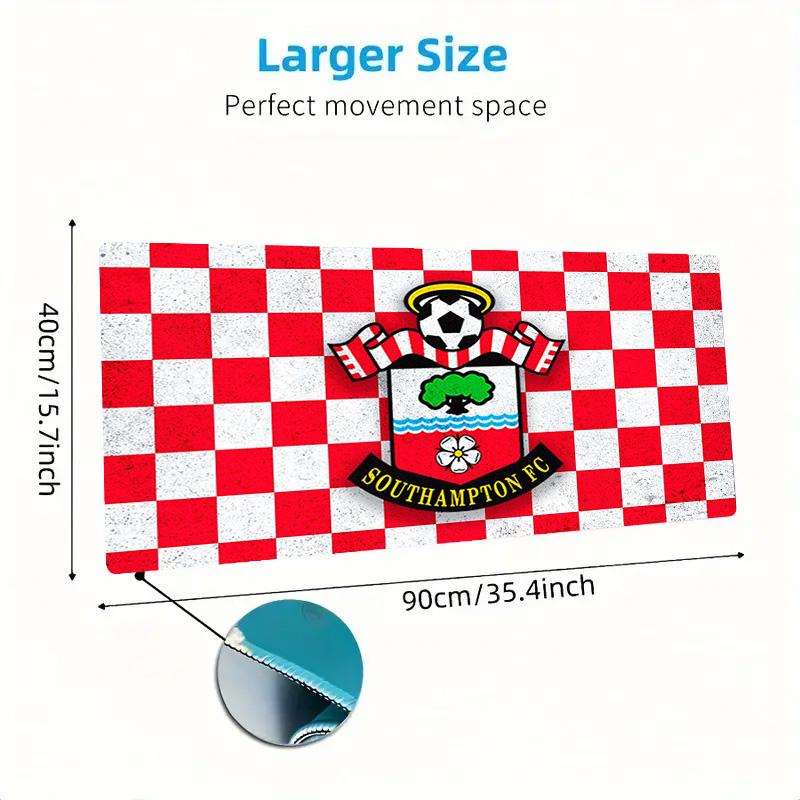 Southampton fc Color Mouse Pad Large Gaming Table Cushion Non-slip Laptop Tablet Big Mousepad XXL Mat Mini PC Playmat With Lock edge