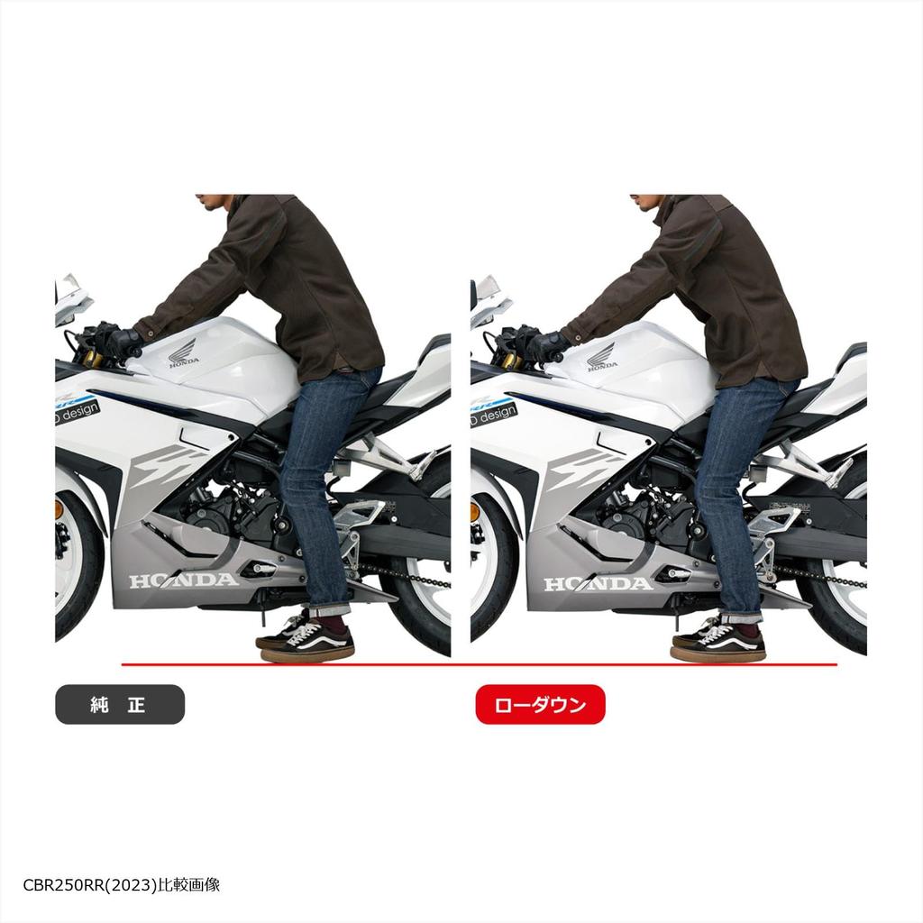 EFFEX Tieferlegungs-Kit 20mm Tieferlegung CBR250RR/ABS PHA0030D