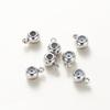 10pcs 14K 18K Real Gold Plated Stopper Adjusting Bead With Ring Sillicone Fixed Bead For DIY Jewelry Necklace Bracelet Making