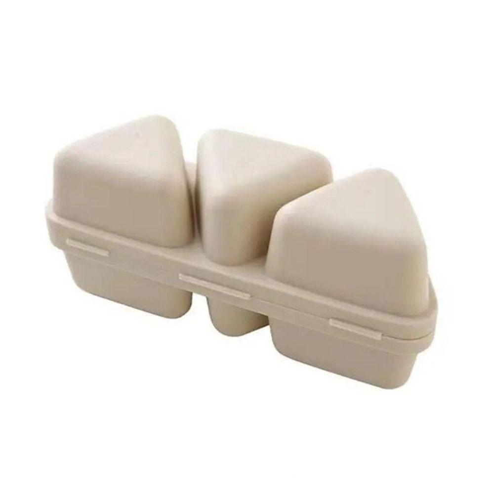 Non-stick 6 Cavity Triangle Sushi Mold BPA Free Rice Ball Mould Lunch Box Onigiri Mold  DIY