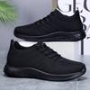 Nisex sneakers spring new soft-soled breathable work shoes casual mesh running shoes trendy shoes versatile board shoes