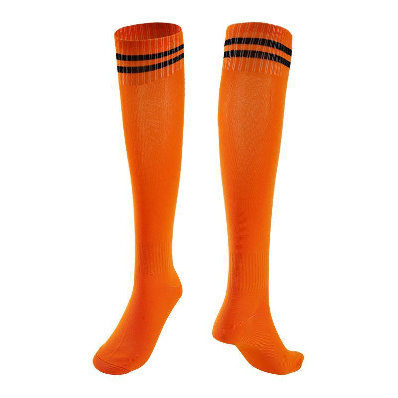 

Junmeilong, Over-The-Knee Football Socks, Two-Pole School Sports Festival Performance Socks, Thin Cheerleading Performance Socks S（30-35） помаранчевий