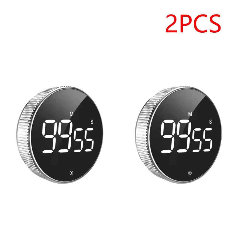 1-3 st LED Digital Magnetisk Timer Bil Dekoration Studie Stoppur Larm för Klassrum Matlagning Bakning Undervisning Bil