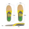 Pair Unisex Orthopedic Flat Foot shoe pad Orthotic Gel Insoles Arch Support