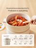 220V Electric Hot Pot Household Home Split Type Electric Cooking Pot Multi Cooker