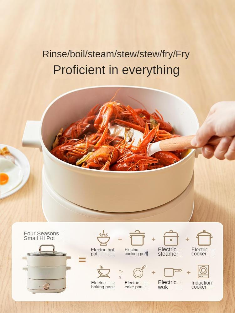 220V Electric Hot Pot Household Home Split Type Electric Cooking Pot Multi Cooker