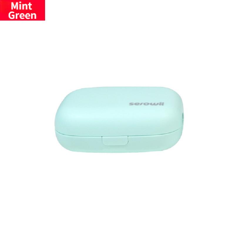 Ultraviolet Toothbrush Disinfection Box, Portable and Intelligent Induction UVC Sterilizer, Dual-Use for Travel and Home