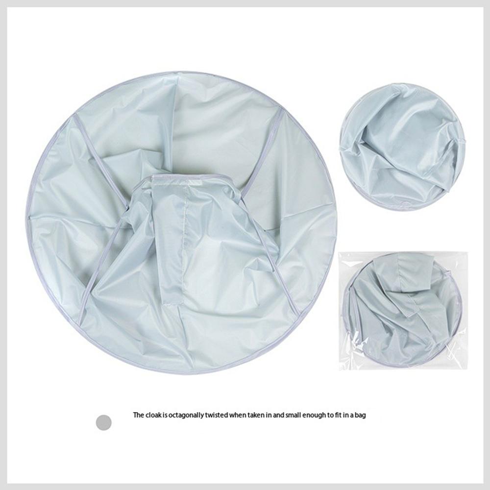 Hair Cutting Cape - Haircut Cape Umbrella Waterproof Hair Cloak Barber Cape Foldable Hairdressing Umbrella Cape Apron.