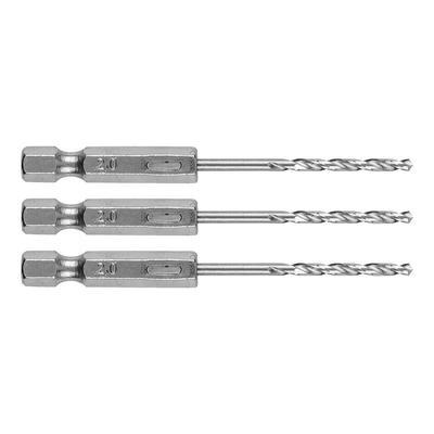 Hex Metal Drill Bit 2.0 Mm, 3 Pcs.