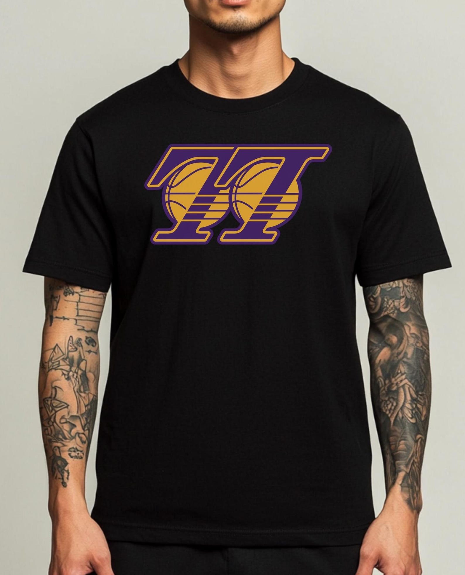 Los Angeles Basketball 77 T shirt, LA Luka 77 tee, #77 LA shirt, LA Basketball shirt, 77 Shirt, Purple and Gold T shirt, Los Angeles Shirt 4XL