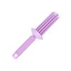 Curling Roll Comb 17 Round Teeth Easy Hair Insertion Hair Curling Roll Comb Styling Tool Purple