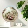 Vintage Metal Tin Sign Bicycle Flowers Retro Wall Art Home Bar Kitchen Decor
