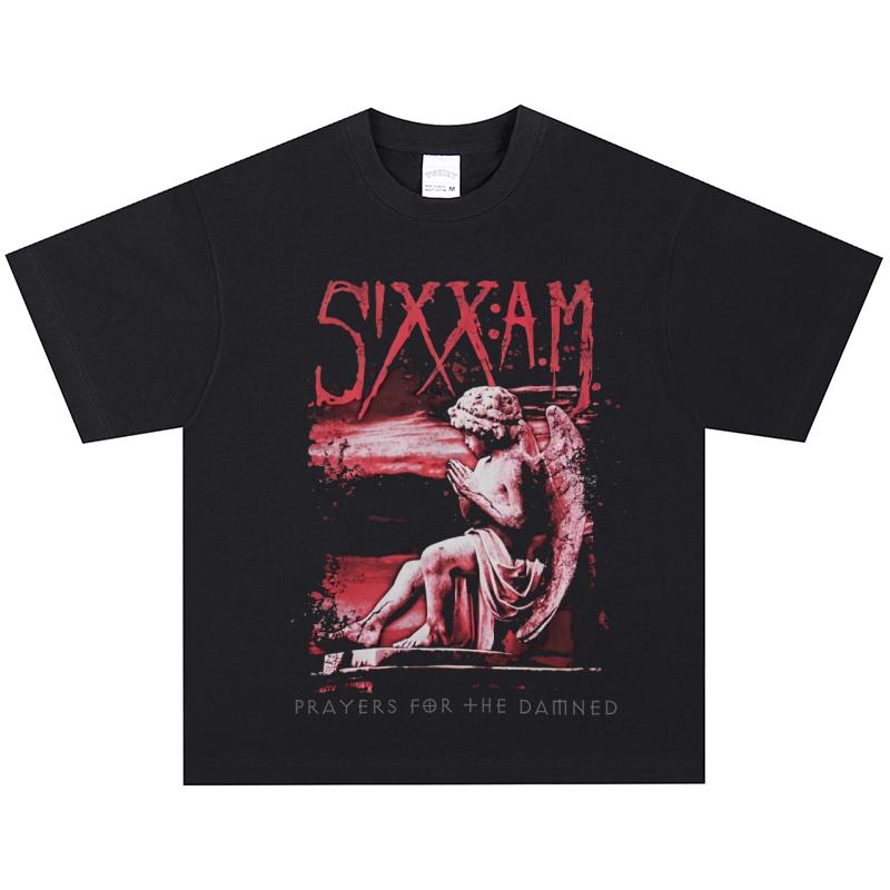Sixxa.M. T-Shirt, Soft Fabric Casual Daily Wear L