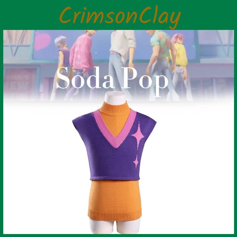 Kpop Demon Hunters Cosplay Costume With Polyester Fabric For Anime Game Role Play