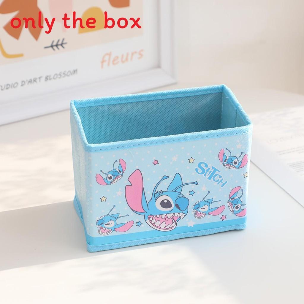 Hello Kitty Kuromi Cinnamoroll My Melody Pattern Foldable Desktop Storage Box For Makeup And Office Supplies