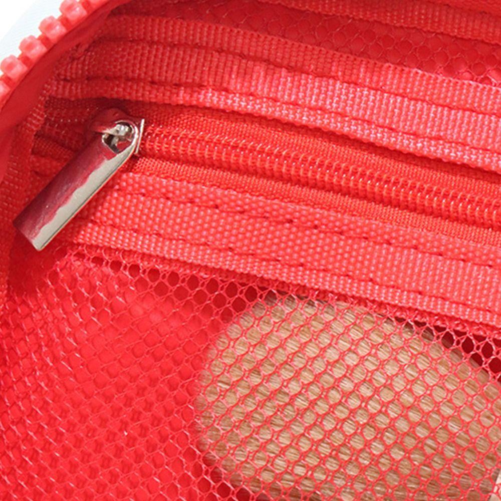 Small Fresh Macaron Cosmetic Bag Large Capacity Girl Series Storage Handbag Travel Cosmetic Handbag Portable Contrast Color