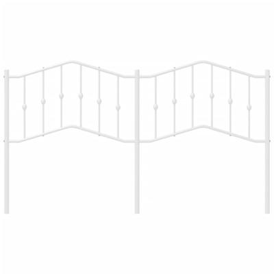 Replacement Headboard Metal White 160 Cm